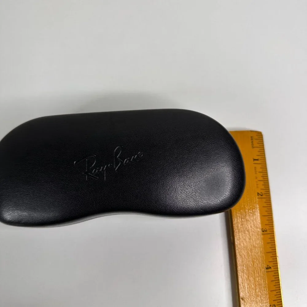 Rayban Hard Shell Black Flip Top Clam Shell Glasses or Sunglasses Case